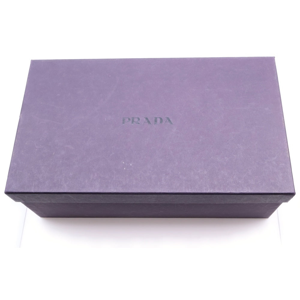 PRADA(プラダ) スクエアトゥ ベルトデザイン パンプス レディース ブラウン
