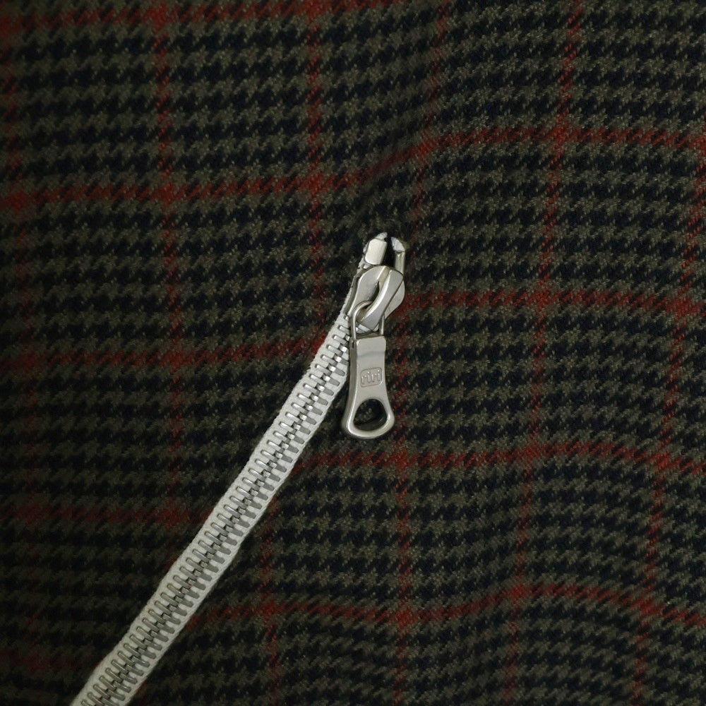 RHUDE(ルード) 千鳥格子柄 ダブルポケット ジップアップ ジャケット マルチ