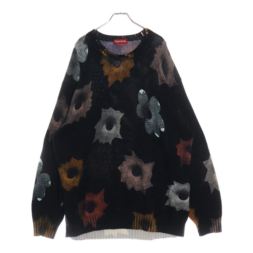 SUPREME(シュプリーム) 22SS Nate Lowman Sweater ネイト ローマン ニット セーター ブラック
