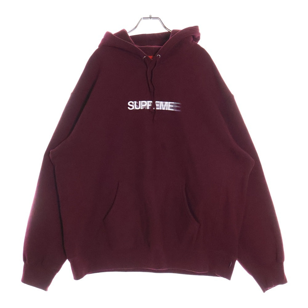 SUPREME(シュプリーム) 23SS Motion Logo Hooded Sweatshirt モーション ロゴ プルオーバー スウェット パーカー レッド