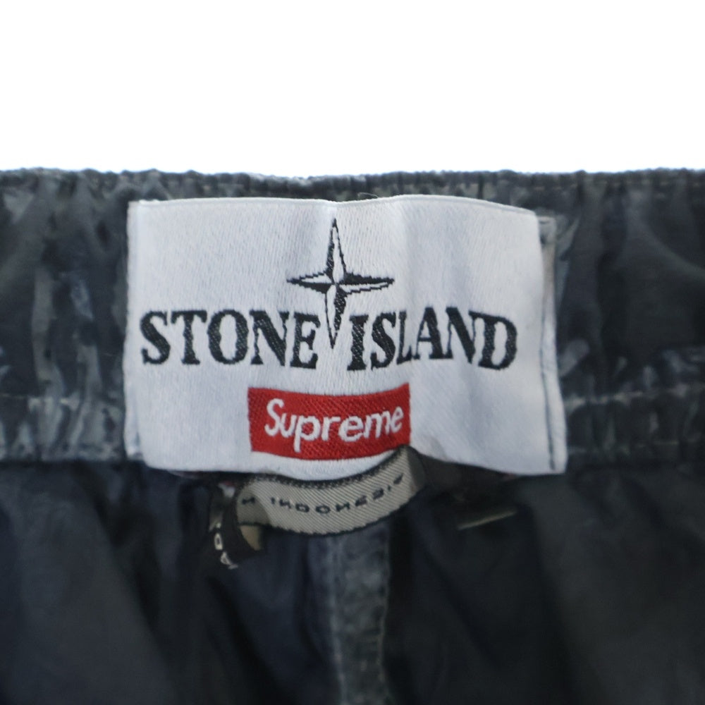 SUPREME(シュプリーム) 20AW ×STONE ISLAND PAINTED CAMO NYLON CARGO PANT ストーンアイランド ペインテッド カモ ナイロン カーゴパンツ ブラック 7325301S3