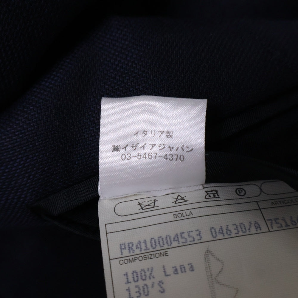 ISAIA(イザイア) SAILOR JACKET ウール 3B シングル テーラードジャケット ブルゾン ネイビー PR410004553