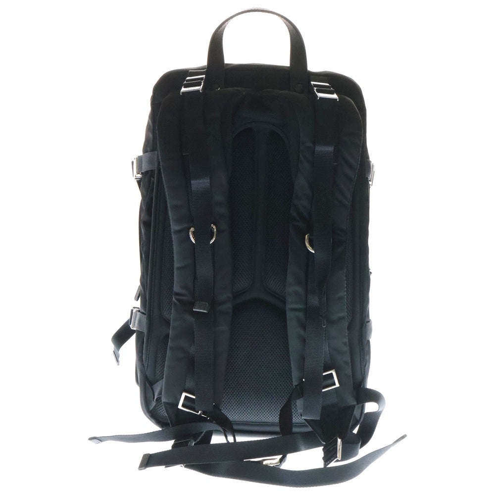 PRADA(プラダ) トライアングルプレート ナイロン バックパック リュック ブラック 165 2VZ001