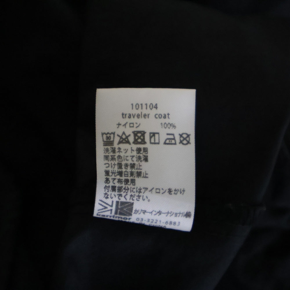 KARRIMOR(カリマー) TRAVELER COAT トラベラー コート ジップアップ ナイロンジャケット ブラック 101104