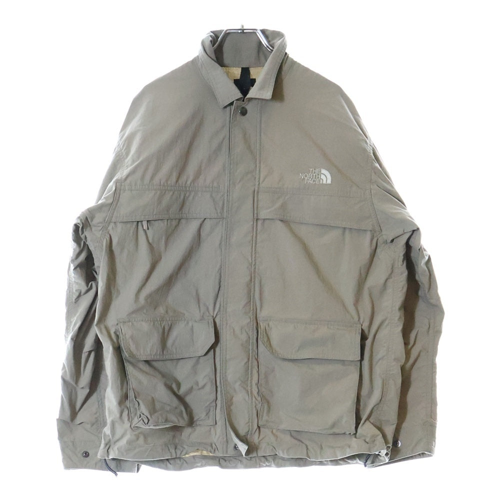 THE NORTH FACE(ザノースフェイス) GEOLOGY SHIRT JACKET ジオロジー シャツ ボタンフライ ジャケット グレー NR62360