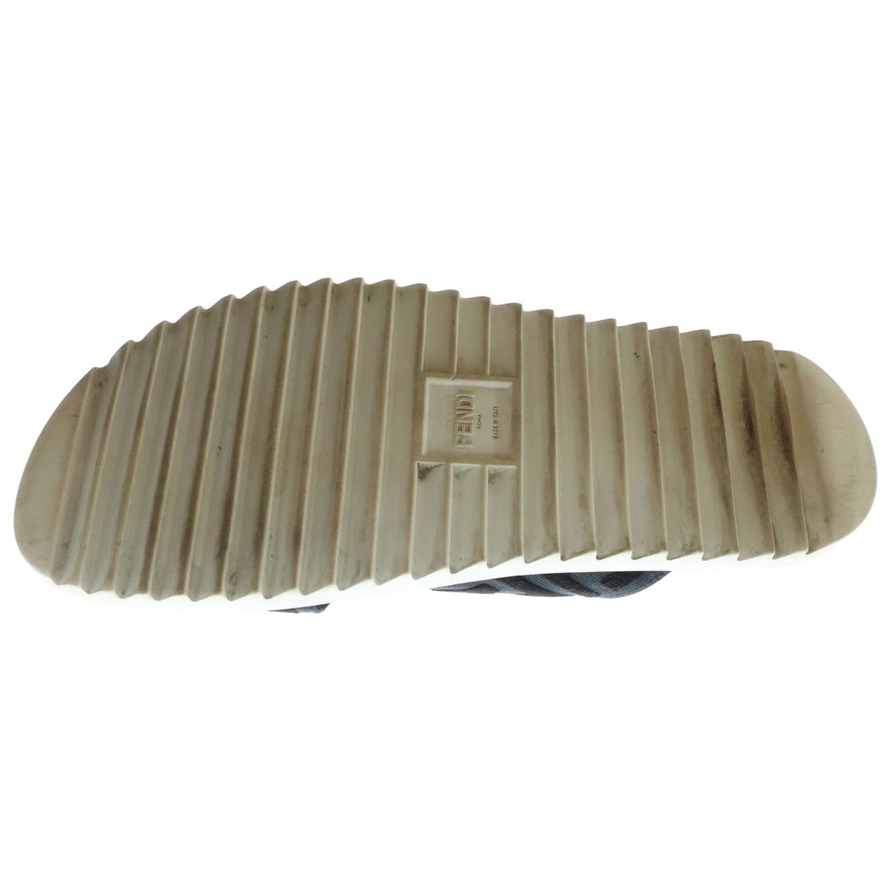FENDI(フェンディ) FF Logo Cross Slider Slippers FFロゴ クロス スライダー スリッパ サンダル ブラック 7X1222 A63T