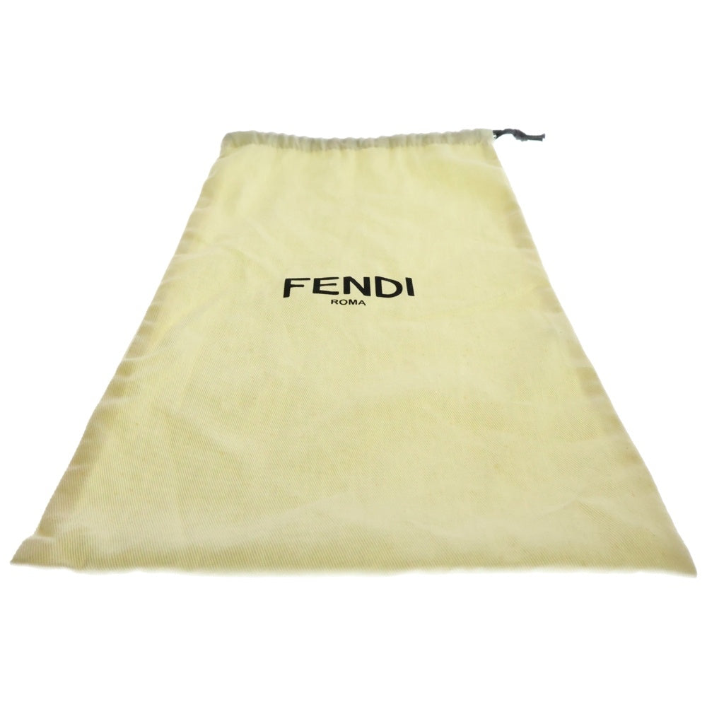 FENDI(フェンディ) FF Logo Cross Slider Slippers FFロゴ クロス スライダー スリッパ サンダル ブラック 7X1222 A63T