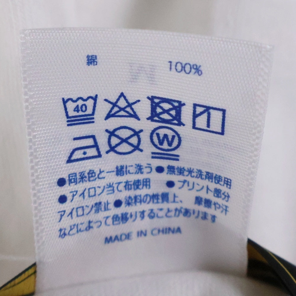 goro's(ゴローズ) 新型 mitakuye oyasin フロントプリント バック刺繍 クルーネック 長袖Tシャツ カットソー ホワイト