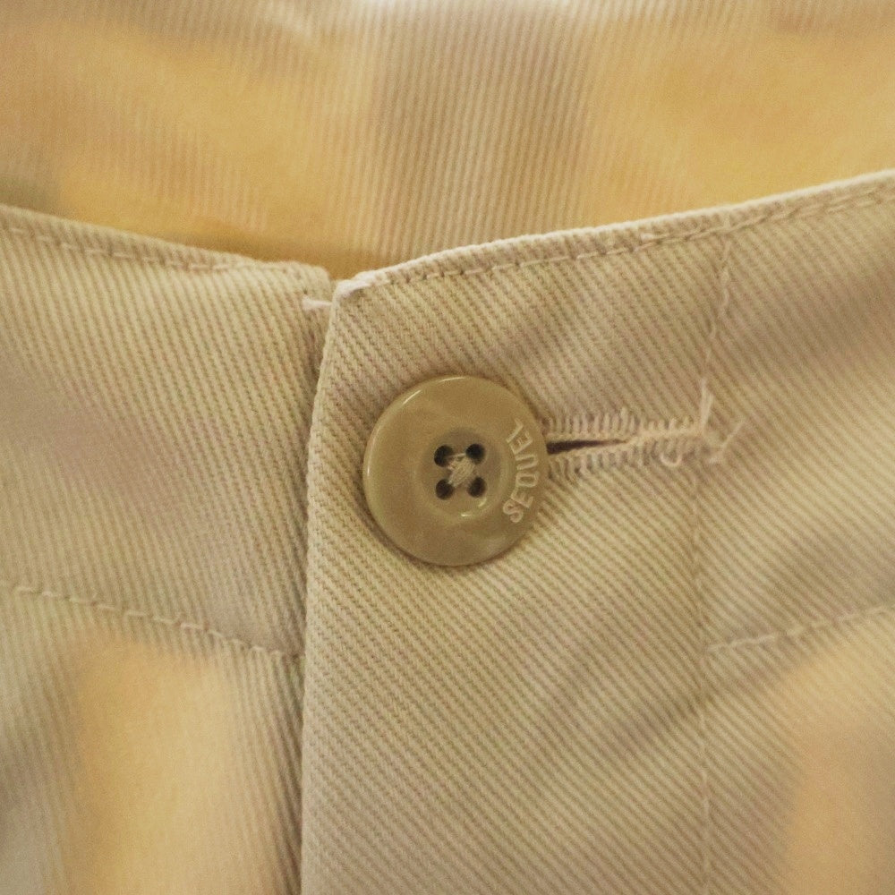 SEQUEL(シークエル) CHINO PANTS TYPE-XF バックロゴ チノ ワークパンツ ベージュ