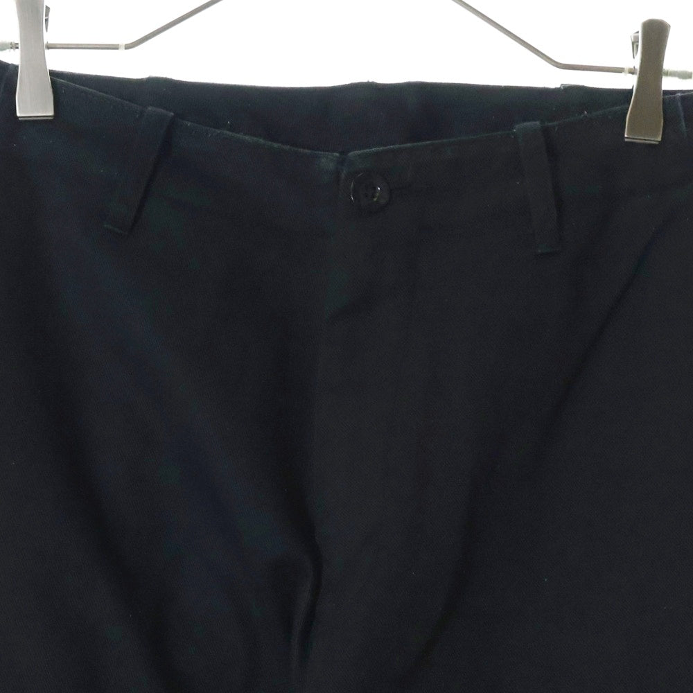 SEQUEL(シークエル) CHINO PANTS TYPE-XF バックロゴ ポリコットン チノ ワークパンツ ブラック