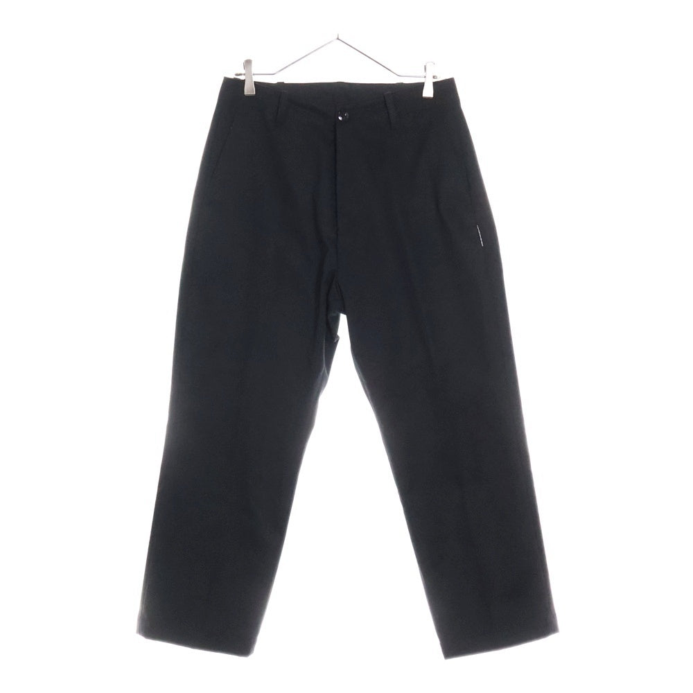 SEQUEL(シークエル) CHINO PANTS TYPE-XF バックロゴ ポリコットン チノ ワークパンツ ブラック