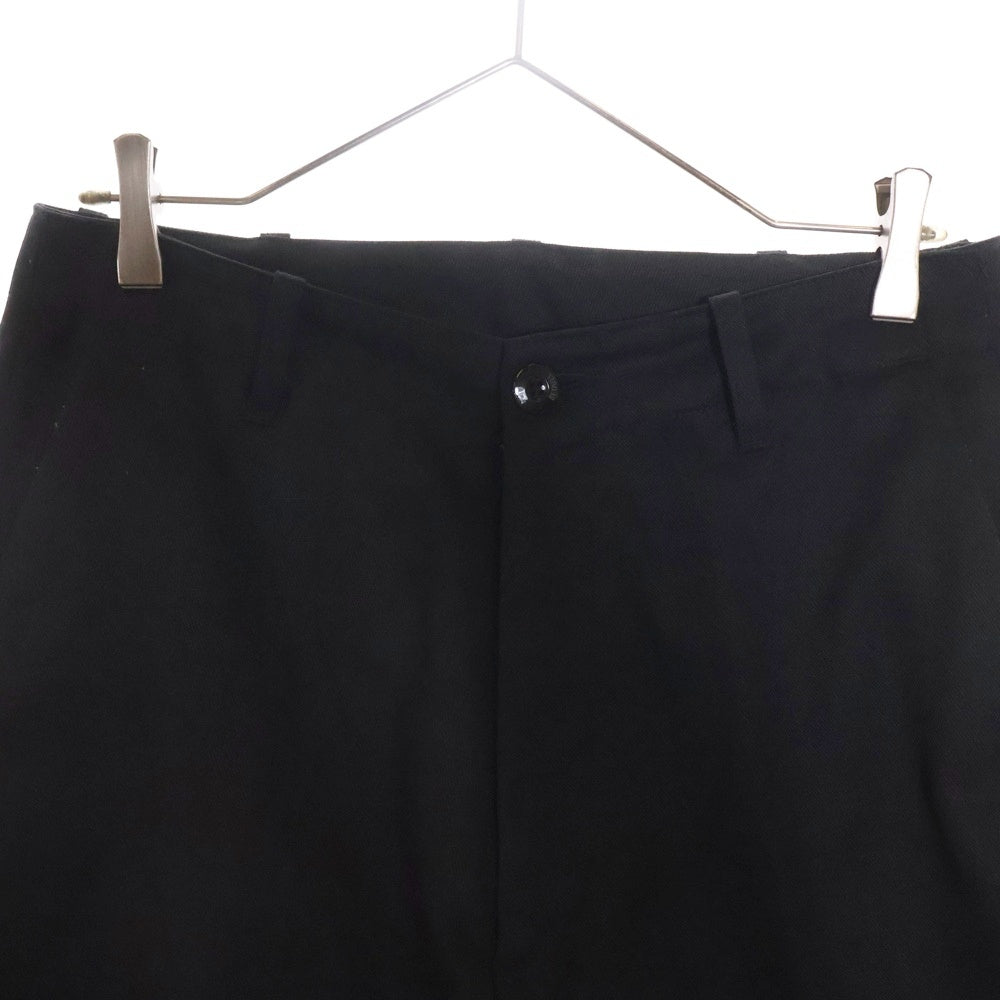 SEQUEL(シークエル) CHINO PANTS TYPE-XF バックロゴ ポリコットン チノ ワークパンツ ブラック