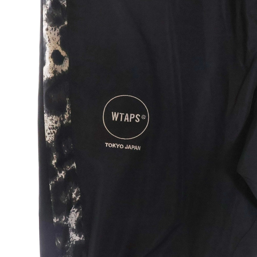 F.C.R.B./F.C.Real Bristol/FCRB(エフシーアールビー/エフシーレアルブリストル) 17AW ×WTAPS ダブルタップス レオパード プラクティス トラックパンツ ブラック FCRB-178119