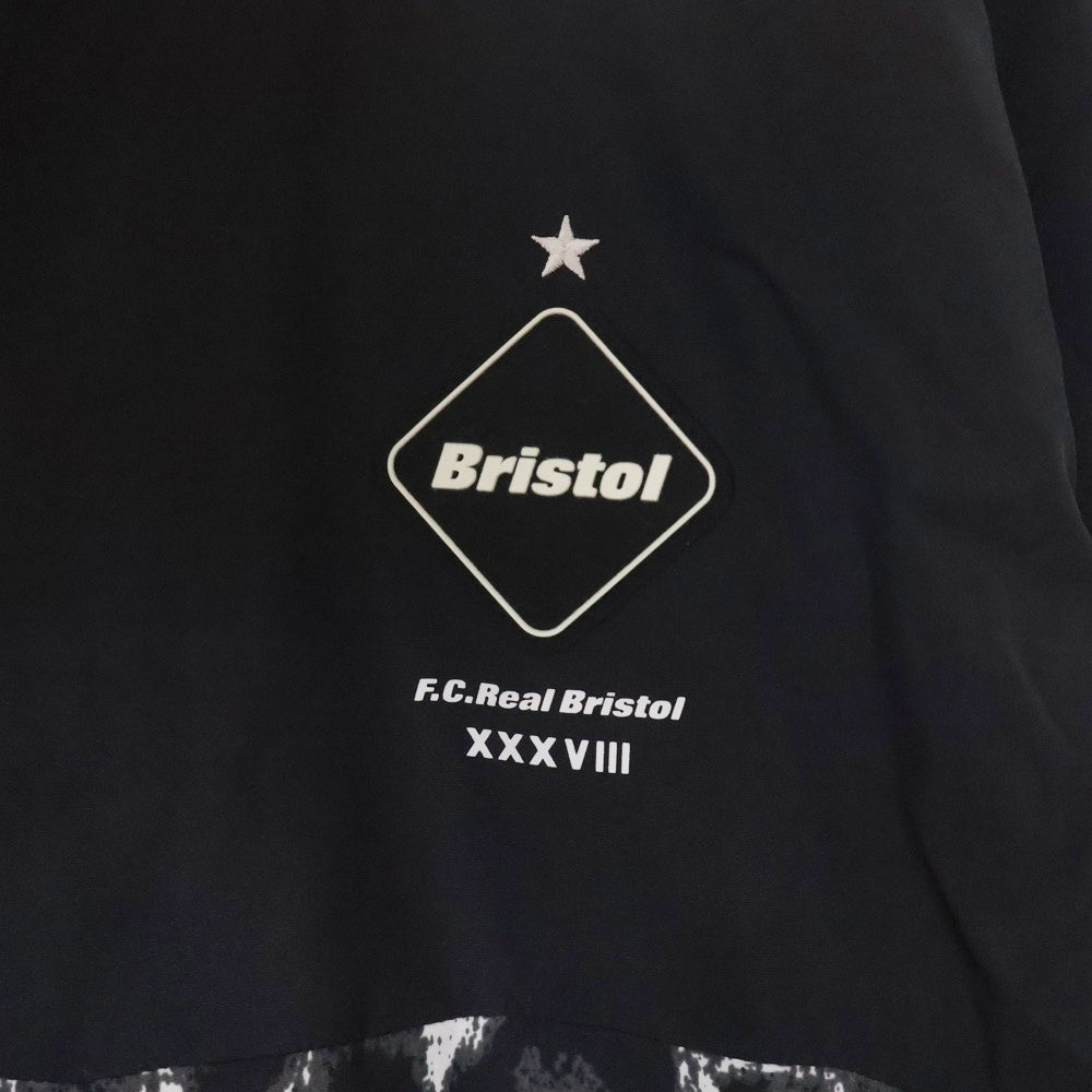 F.C.R.B./F.C.Real Bristol/FCRB(エフシーアールビー/エフシーレアルブリストル) 17AW ×WTAPS ダブルタップス レオパード プラクティス ジップアップジャケット ブラック FCRB-178118
