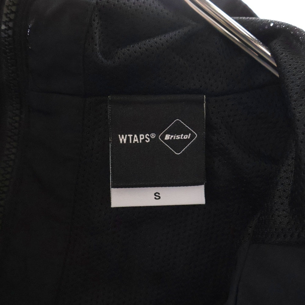 F.C.R.B./F.C.Real Bristol/FCRB(エフシーアールビー/エフシーレアルブリストル) 17AW ×WTAPS ダブルタップス レオパード プラクティス ジップアップジャケット ブラック FCRB-178118
