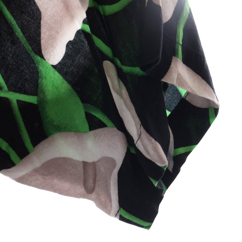 SUPREME(シュプリーム) 18SS Lily Rayon Shirt リリー レーヨン 半袖オープンカラーシャツ ブラック/グリーン