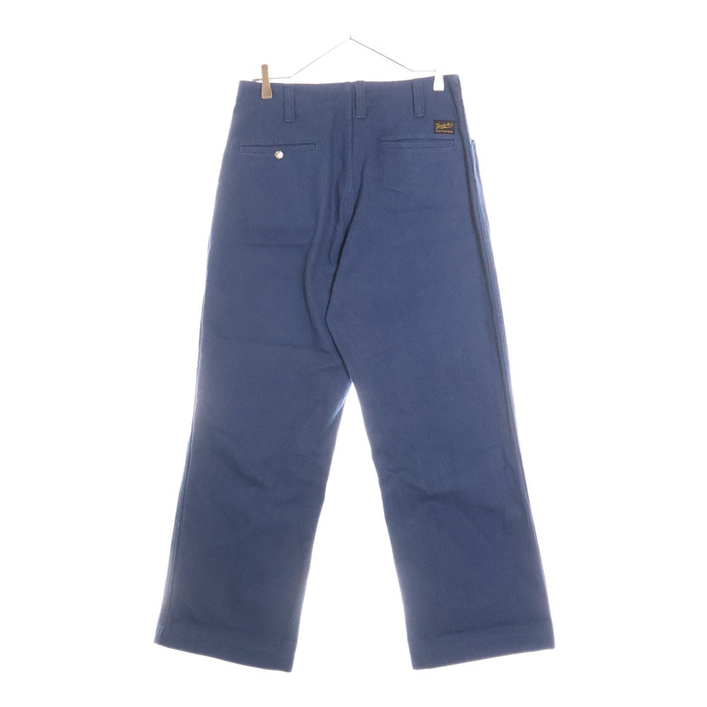 TENDERLOIN(テンダーロイン) BDP PIQUE 日本製 ピケ 42TALON コットン フリスコ ワークパンツ ブルー