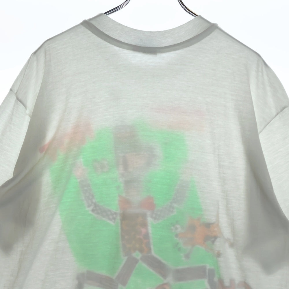 VINTAGE(ヴィンテージ) 80S VINTAGE USA製 レッドホットチリペッパーズ フロントプリント クルーネック 半袖Tシャツ カットソー ホワイト