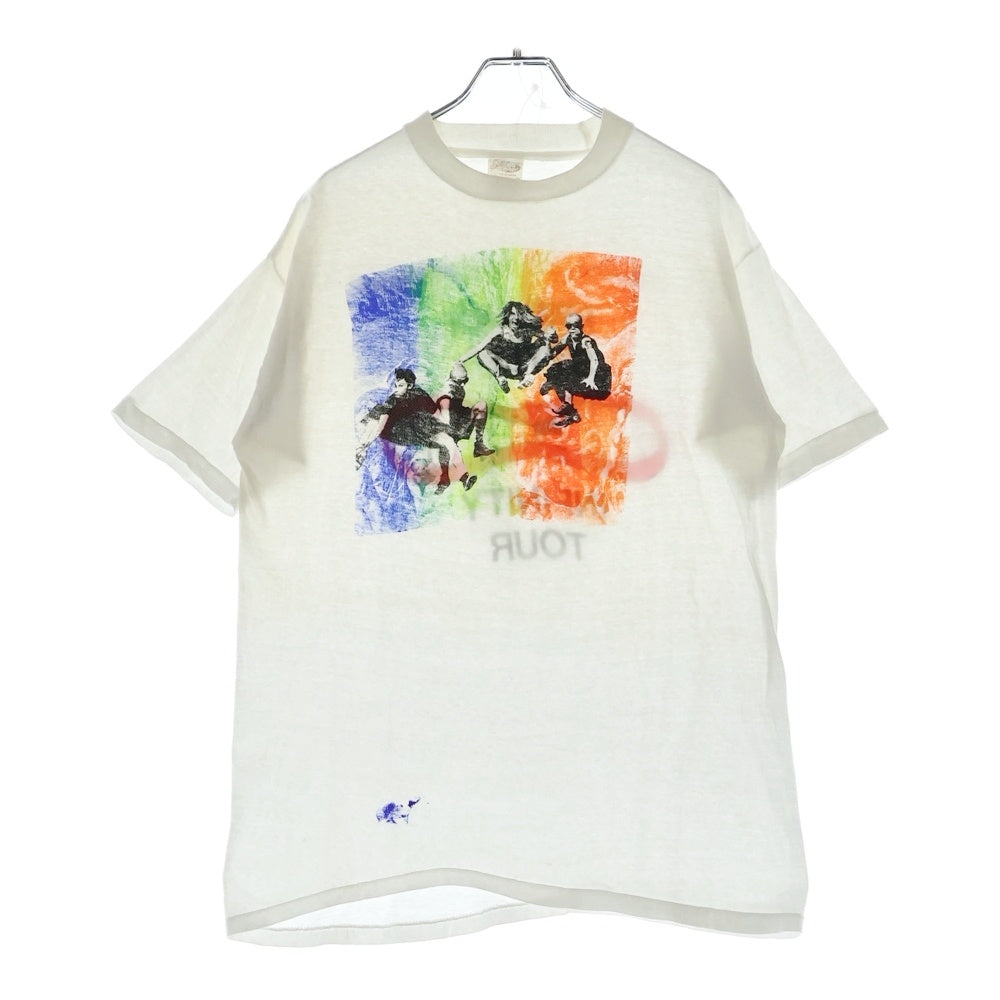 VINTAGE(ヴィンテージ) 80S VINTAGE RED HOT CHILI PEPPERS FREAKY STYLEY INFINITY TOUR レッドホットチリペッパーズ 両面プリント クルーネック 半袖Tシャツ カットソー ホワイト