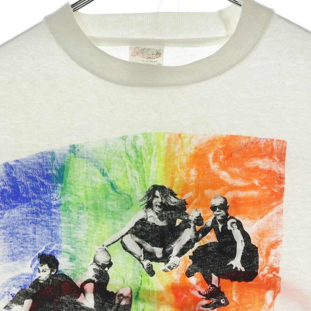 VINTAGE(ヴィンテージ) 80S VINTAGE RED HOT CHILI PEPPERS FREAKY STYLEY INFINITY TOUR レッドホットチリペッパーズ 両面プリント クルーネック 半袖Tシャツ カットソー ホワイト