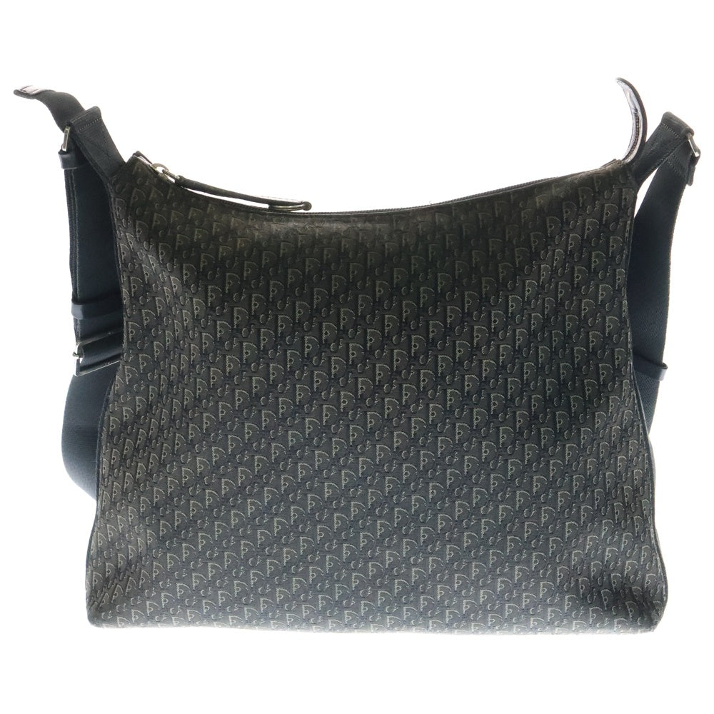 Christian Dior(クリスチャンディオール) トロッター ロゴ キャンバス メッセンジャーバッグ ブラウン 07RU 0074