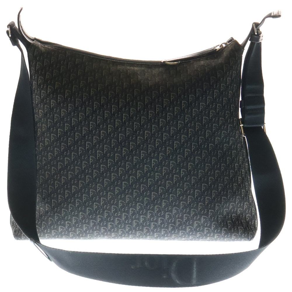 Christian Dior(クリスチャンディオール) トロッター ロゴ キャンバス メッセンジャーバッグ ブラウン 07RU 0074