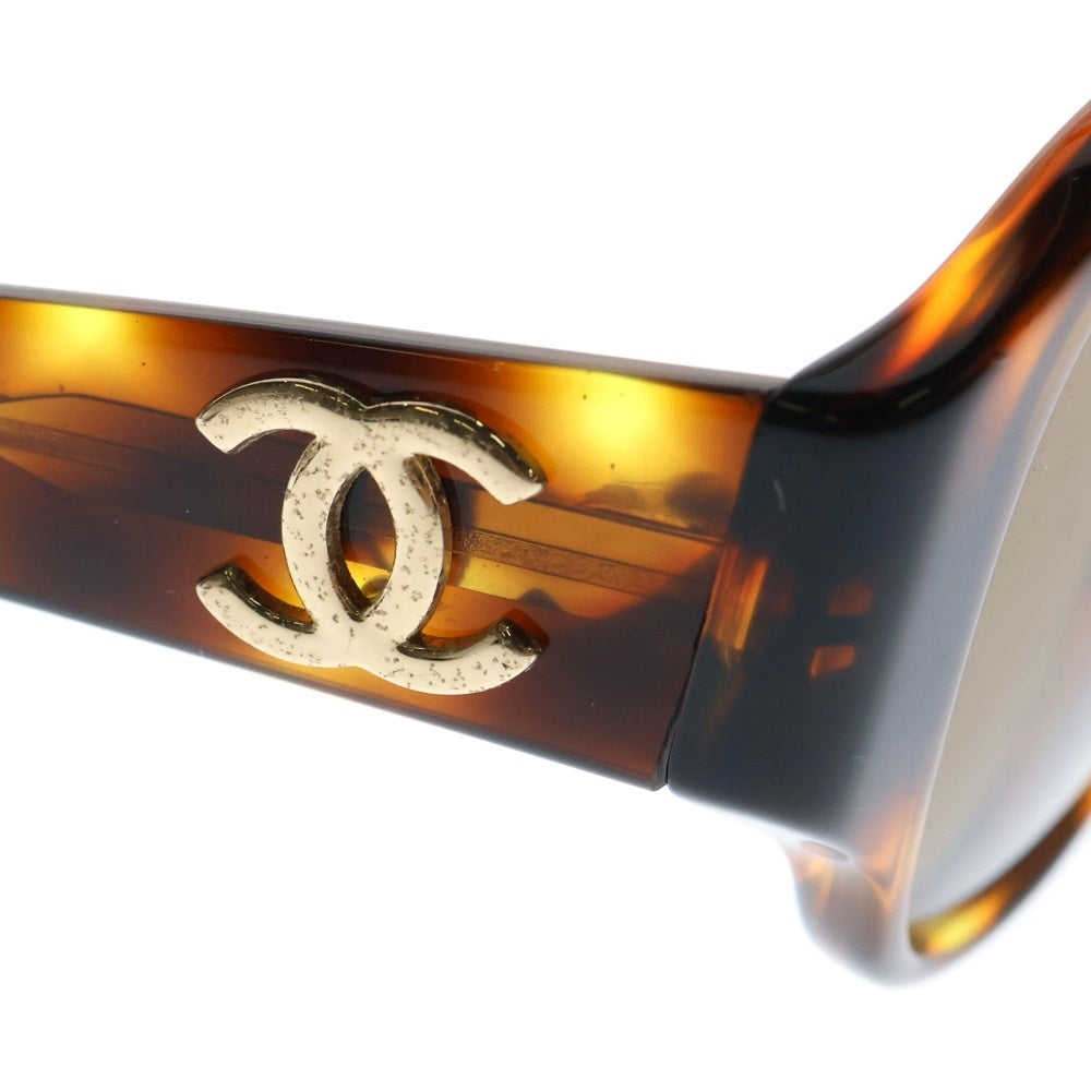 CHANEL(シャネル) 金ロゴ ボストンフレーム カラーレンズ サングラス メガネ レディース ブラウン 01452 91235