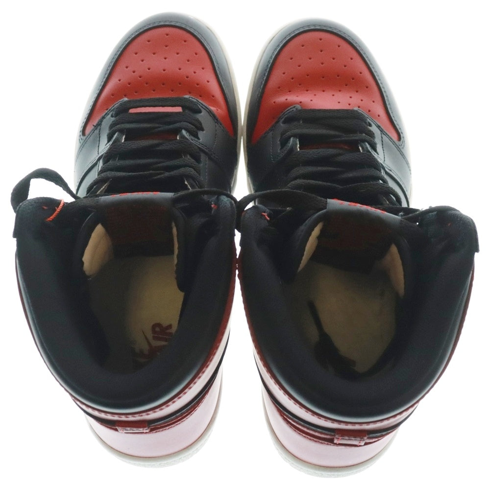 NIKE(ナイキ) AIR JORDAN 1 HIGH 85 BRED 2025 エアジョーダン1 ブレッド ハイカットスニーカー ブラック/レッド US9.5/27.5cm HV6674-067