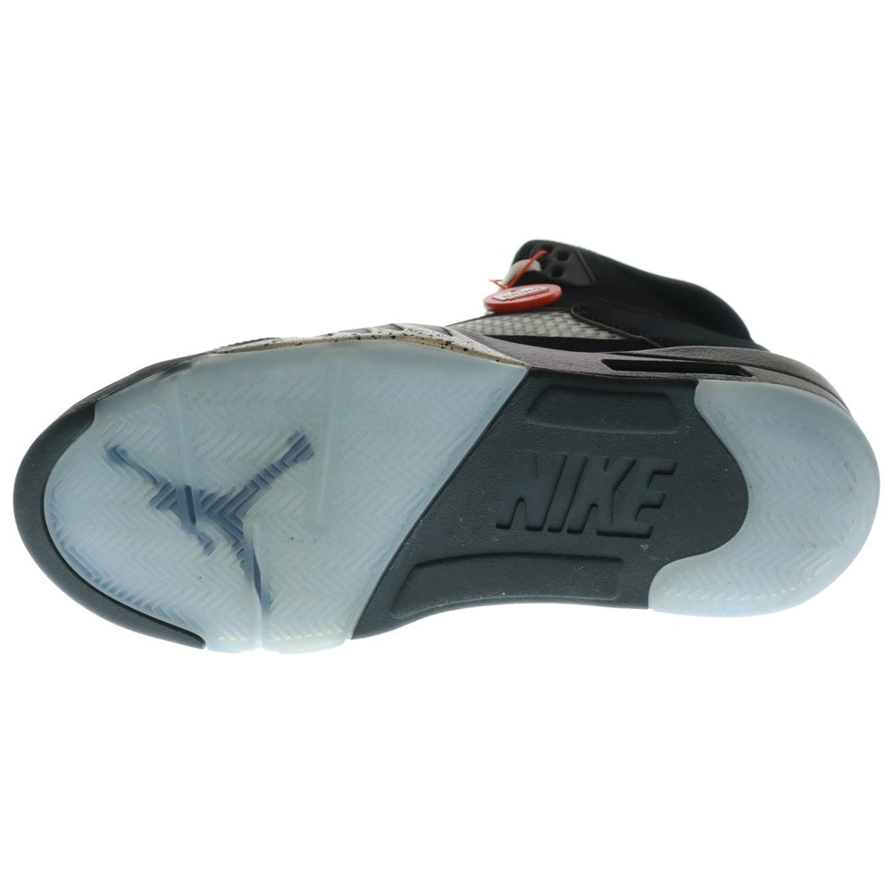 NIKE(ナイキ) AIR JORDAN 5 RETRO OG BLACK METALLIC REIMAGED エアジョーダン5 レトロ ブラックメタリックリイマジンド ハイカット スニーカー ブラック US9/27cm HF3975-001