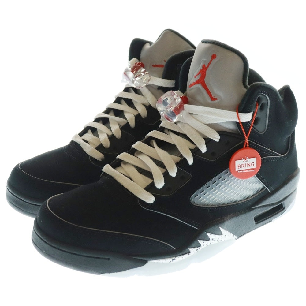 NIKE(ナイキ) AIR JORDAN 5 RETRO OG BLACK METALLIC REIMAGED エアジョーダン5 レトロ ブラックメタリックリイマジンド ハイカット スニーカー ブラック US9/27cm HF3975-001