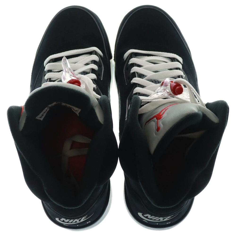 NIKE(ナイキ) AIR JORDAN 5 RETRO OG BLACK METALLIC REIMAGED エアジョーダン5 レトロ ブラックメタリックリイマジンド ハイカット スニーカー ブラック US9/27cm HF3975-001