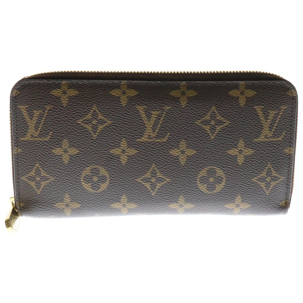 LOUIS VUITTON(ルイヴィトン) モノグラム ジッピー ラウンドジップ ロングウォレット PVC 長財布 ブラウン レディース CA4177 M41895