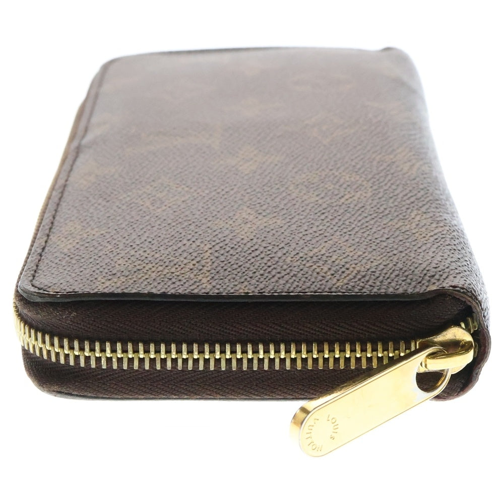 LOUIS VUITTON(ルイヴィトン) モノグラム ジッピー ラウンドジップ ロングウォレット PVC 長財布 ブラウン レディース CA4177 M41895