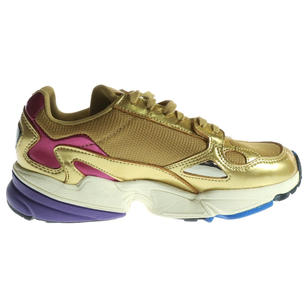 adidas(アディダス) FALCON W ファルコン エナメル ローカットスニーカー ゴールド レディース US5.5/22.5cm CG6247