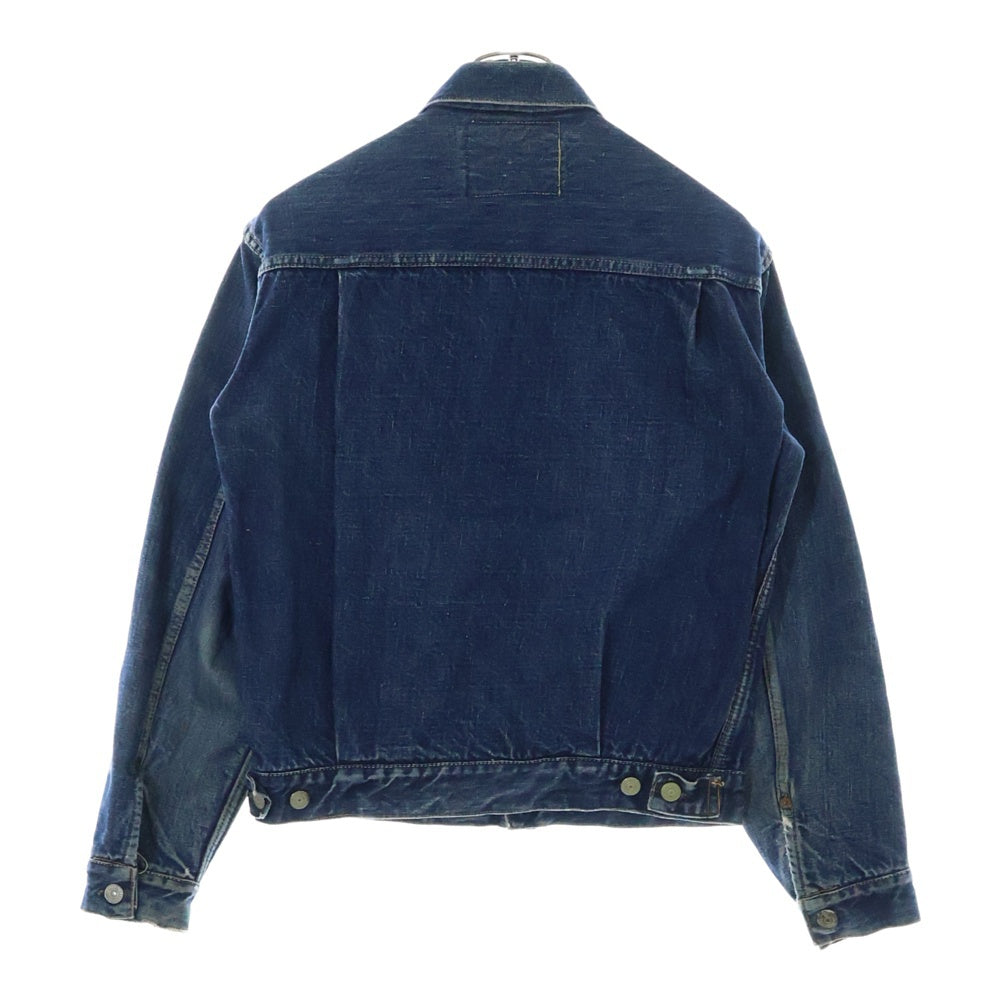 Levi's(リーバイス) 50S VINTAGE 517XX ブランケットライナー ボタン裏ツメ刻印 BIG E 両面タブ 均等V ヴィンテージデニムジャケット インディゴ