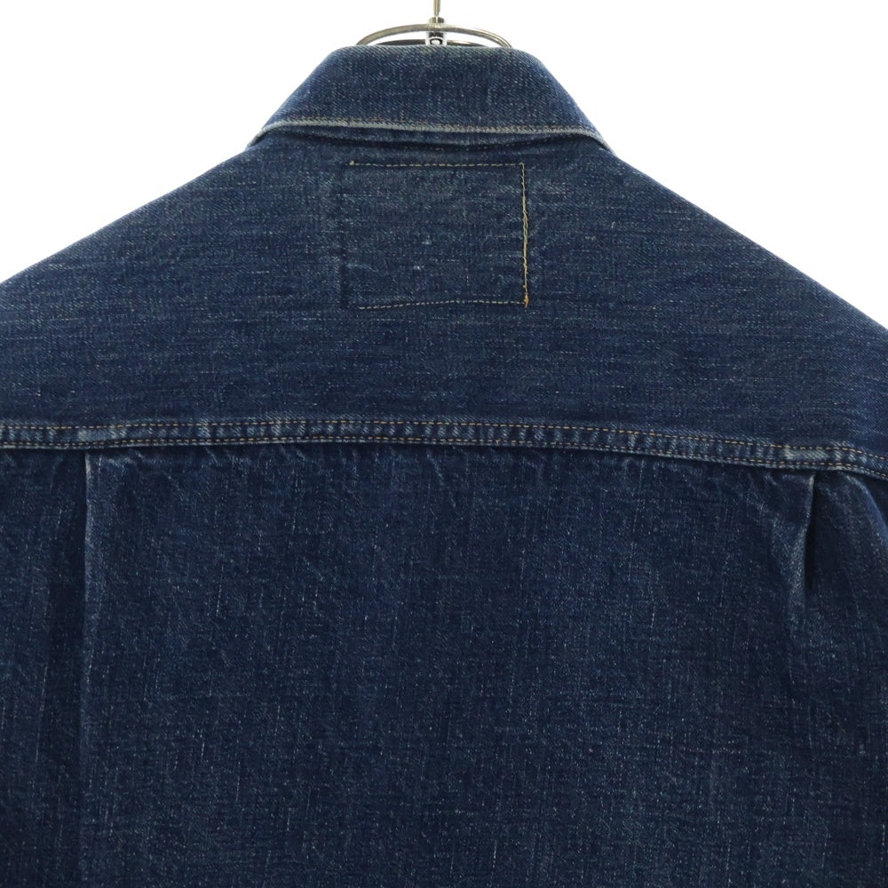Levi's(リーバイス) 50S VINTAGE 517XX ブランケットライナー ボタン裏ツメ刻印 BIG E 両面タブ 均等V ヴィンテージデニムジャケット インディゴ