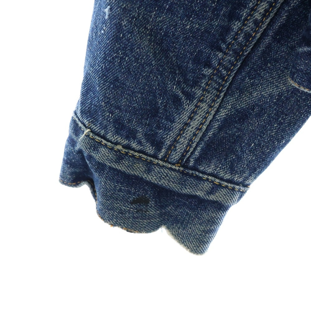Levi's(リーバイス) 50S VINTAGE 517XX ブランケットライナー ボタン裏ツメ刻印 BIG E 両面タブ 均等V ヴィンテージデニムジャケット インディゴ