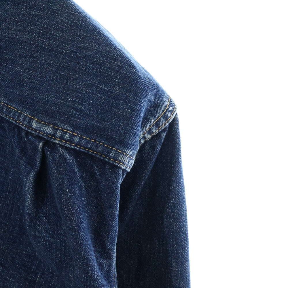 Levi's(リーバイス) 50S VINTAGE 517XX ブランケットライナー ボタン裏ツメ刻印 BIG E 両面タブ 均等V ヴィンテージデニムジャケット インディゴ
