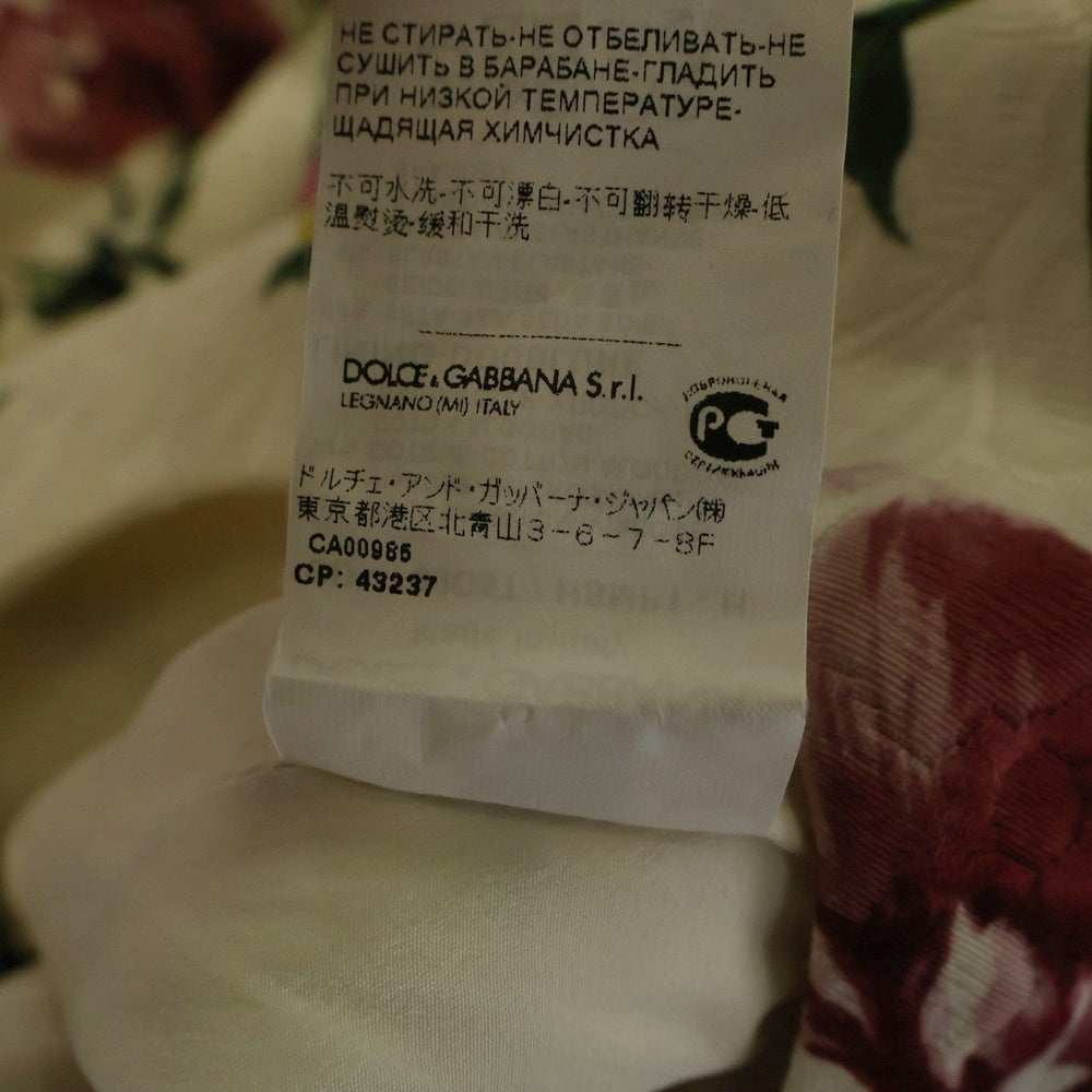 DOLCE & GABBANA(ドルチェアンドガッバーナ) ジャガード フローラル クルーネック ノースリーブ ミニタイトワンピース ドレス レディース マルチカラー F68O5T