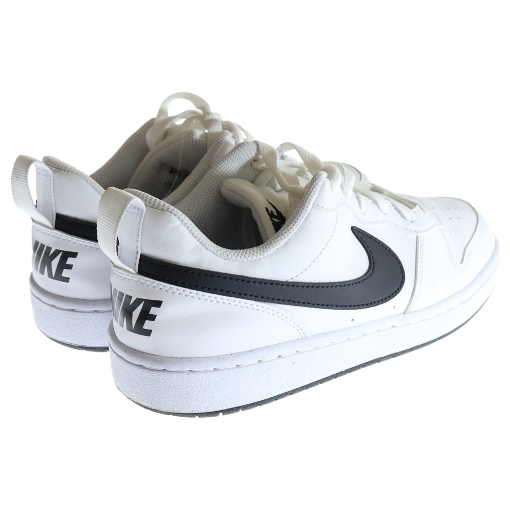 NIKE(ナイキ) GS COURT BOROUGH LOW RECRAFT WHITE BLACK コートボロー リクラフト ローカットスニーカー レディース ホワイト/ブラック US6.5/24.5cm DV5456-104