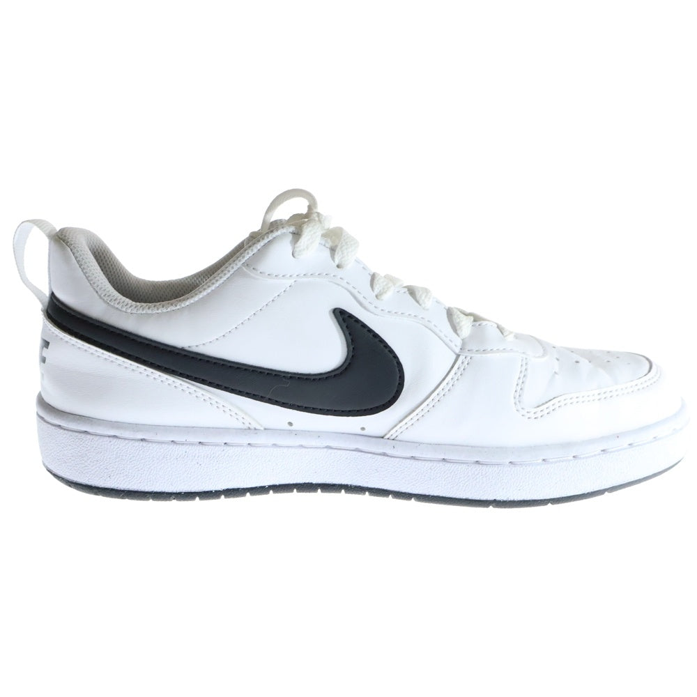 NIKE(ナイキ) GS COURT BOROUGH LOW RECRAFT WHITE BLACK コートボロー リクラフト ローカットスニーカー レディース ホワイト/ブラック US6.5/24.5cm DV5456-104