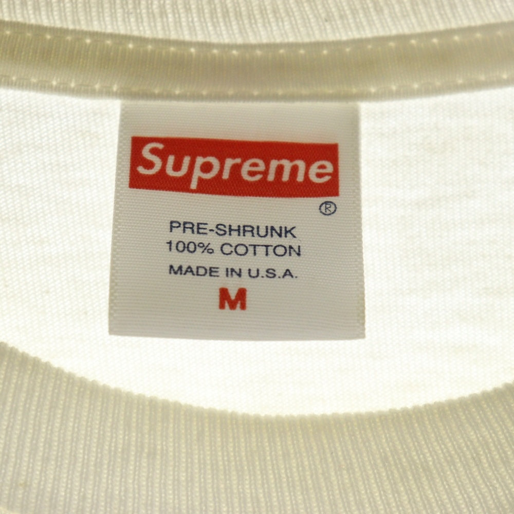 SUPREME(シュプリーム) 17AW Nasty Nas Tee ナスティー ナス クルーネック カットソー 半袖Tシャツ ホワイト