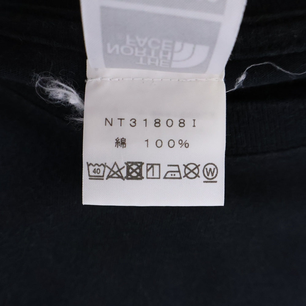 SUPREME(シュプリーム) 18SS ×THE NORTH FACE Metallic Logo Tee ノースフェイス メタリックロゴプリント クルーネック カットソー 半袖Tシャツ ブラック