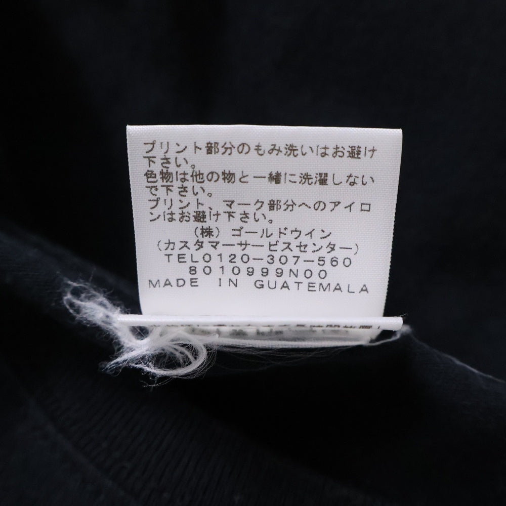 SUPREME(シュプリーム) 18SS ×THE NORTH FACE Metallic Logo Tee ノースフェイス メタリックロゴプリント クルーネック カットソー 半袖Tシャツ ブラック