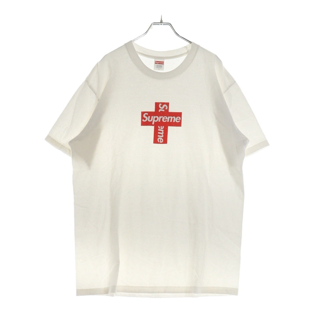 SUPREME(シュプリーム) 20AW Cross Box Logo Tee クロス ボックス ロゴ クルーネック カットソー 半袖Tシャツ ホワイト