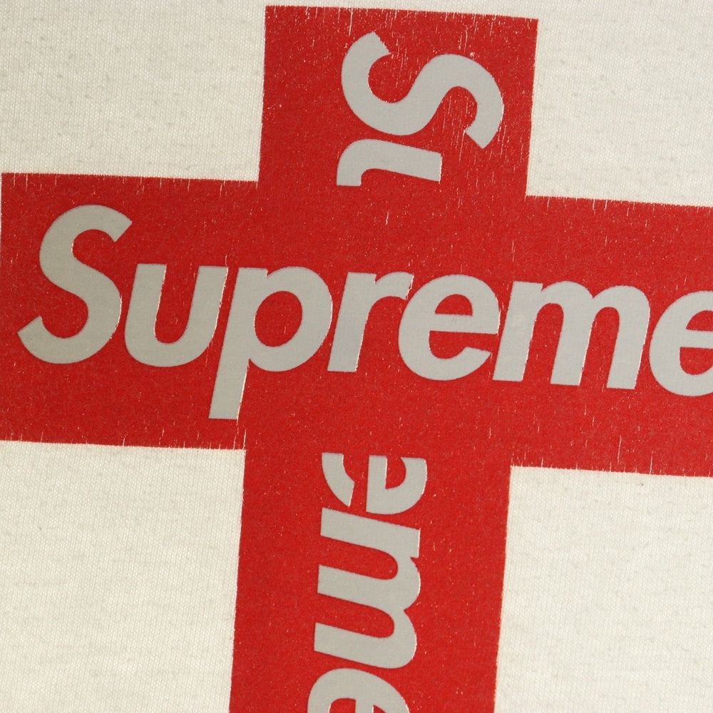 SUPREME(シュプリーム) 20AW Cross Box Logo Tee クロス ボックス ロゴ クルーネック カットソー 半袖Tシャツ ホワイト