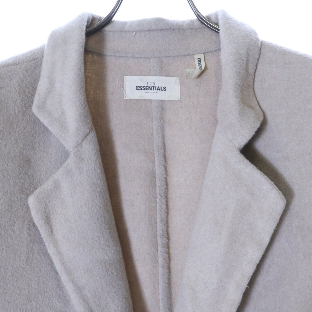 FEAR OF GOD ESSENTIALS(フィアオブゴッド エッセンシャルズ) WOOL OVERCOAT TAN ウール混 チェスターオーバーコートタン 1B ベージュ