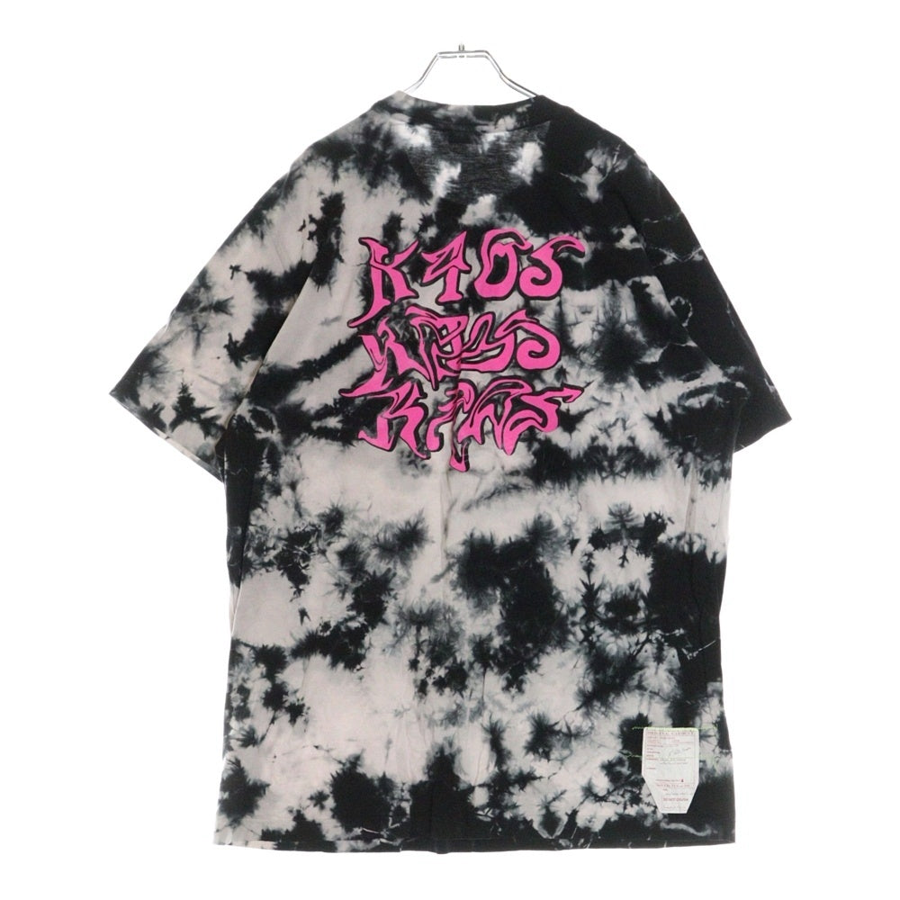 DIESEL(ディーゼル) 20SS タイダイ柄 両面プリント クルーネック半袖Tシャツ カットソー マルチカラー