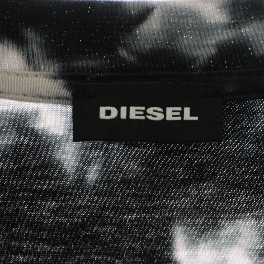 DIESEL(ディーゼル) 20SS タイダイ柄 両面プリント クルーネック半袖Tシャツ カットソー マルチカラー