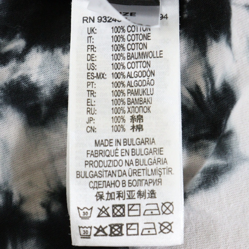 DIESEL(ディーゼル) 20SS タイダイ柄 両面プリント クルーネック半袖Tシャツ カットソー マルチカラー